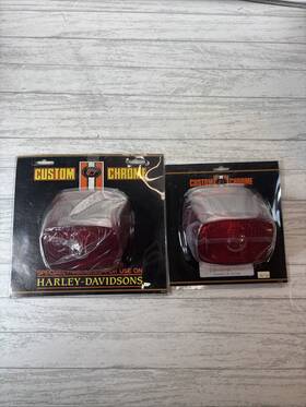 12950 Harley-davidson 1973 Blackout Tail Lights Lot Of 2