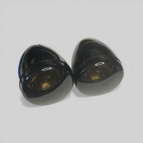 50r-001400 Harley-davidson 50r-001440 Pair Oem Black Smoke Bullet Turn Signal Indicator