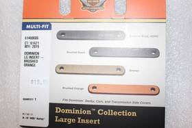 61400606 Harley-davidson New Oem Dominion Large Insert Brushed Orange
