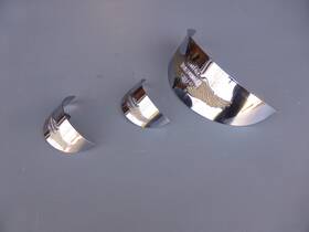 67738-88t Harley-davidson Rear Turn Signal And 7 Inch Headlight Visors Eagle Wings
