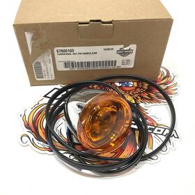 67800103 Harley-davidson New Genuine 2014 Up Touring Chrome Front Turn Signal Ts Assembly