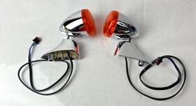 67800354 Harley-davidson Genuine Tour Road Glide Front Turn Signals Amber Lens