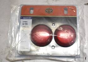 67800645 Harley-davidson Oem Red Lenses For Led Bullet Turn Signal Inserts