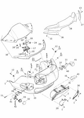 67800922 Harley Davidson 2020 Road Glide Fltrxse Amber Led Front Turn Signal