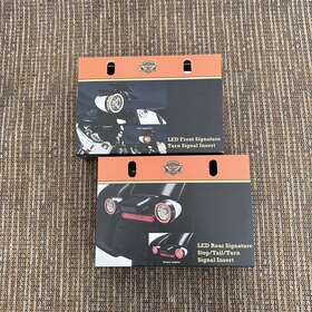 67801148 Harley-davidson Oem Front And Rear Signature Led Turn/stop/tail Signal Inserts