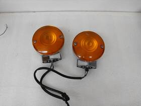 68402-86 Harley Davidson 19115 2 Daviddson Turn Signal Blinkers Amber Single Filament Fxrt Flst Flht