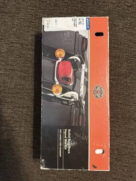 68515-94 Harley-davidson Touring Bullet Rear Turn Signal Kit Chrome Oem
