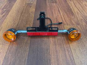 68733-02a Harley Davidson Dyna Xl Oem Rear Turn Signal Relocation Bar With Signals