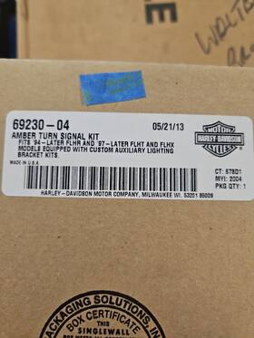 69230-04 Harley-davidson Amber Turn Signal Kit