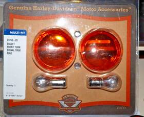 69760-05 Harley-davidson Bullet Turn Signal Trim Kit