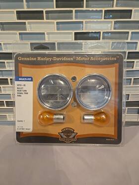 69761-05 Harley-davidson Genuine Bullet Rear Turn Signal Trim Ring Nip