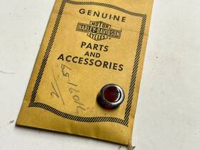 71091-59 Harley-davidson Oem H-d Red Neutral Light Lens -