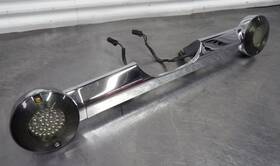73152-96 Harley-davidson 07 Road King Touring Flhr Rear Led Smoke Turn Signals W Chrome Bracket