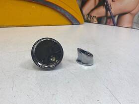 68460-07 Harley-davidson 76576 Chrome Bullet Turn Signal Light Housing Rear Short Arm