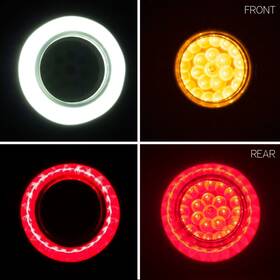 Hw307001 Hogworkz Halomaker Led Front And Rear Turn Signals For Harley-davidson