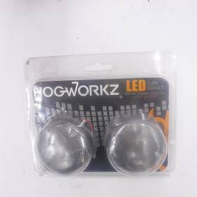 Hw307002 Hogworkz Halomaker Led Red Turn Signals Lights 2 Inch Bullet 1157 Base Harley