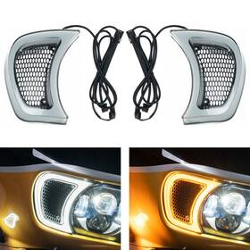 Ft15-ft25 Hogworkz Hw307042 Lumipro Led Vent Signals For Harley Road Glide