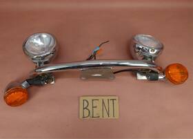 04-0118 Honda 2015 08-16 Shadow Aero 750 Vt750 Cobra Front Turn Signal Spot Light Bar