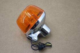 25-1046 Honda Oe-style Turn Signal 12v Cb Ct Xl Cl Amber Dot Metal Many Models