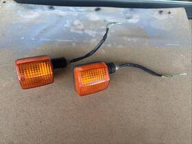 33300-kv0-405 Honda 1989 Vtr250 Interceptor Front Turn Signals Left Right Set Genuine Oem