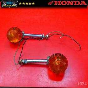 33400-361-670 Honda Genuine Oem 1976 Xl350 Front Turn Signal Flasher Indicator Set Pair