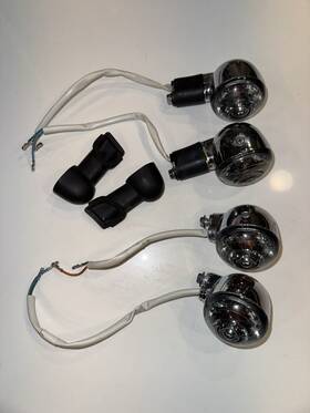 33400-ggl-305 Honda 2013 2014 2015 Metropolitan Nch50 Front Rear Turn Signals Set Complete