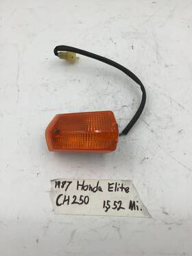 33400-km1-672 Honda Oem 1987 Elite Ch250 Front Right Hand Turn Signal Assembly