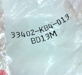 33402-kb4-013 Honda 33402-kg4-013 Oem Cb450 Night Hawk Turn Signal Lens Winker Cm250 Nos