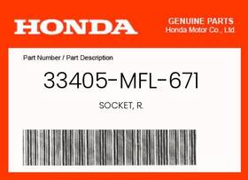 33405-mfl-671 Honda Genuine Socket R. -