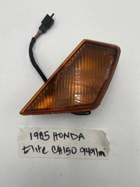33450-kj9-672 Honda Oem 1985 Elite Ch 150 Deluxe Front Left Turn Signal Blinker Assembly
