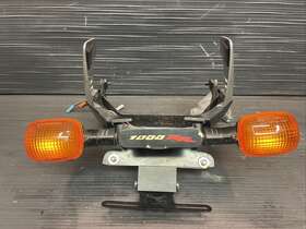 676-879869 Honda 2005 Cbr1000rr Rear Turn Signal Undertail Plate Bracket #12324