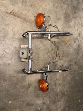 84101-410-000 Honda 77 78 Cb-750f Supersport Rear Turn Signal And Mount Bar