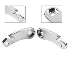 Hukyu 550736594965 Turn Signal Mount Relocation Kit For Harley Softail Bad Boy Springer Silver
