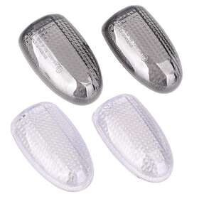 Hukyu 612046195345 Front Indicator Turn Signals Blinker Light Lens For Bmw K1200rs 97-04 Clear