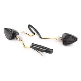 Hukyu 612046238318 Smoke Motorcycle Led Amber Turn Signal Lights Indicator Lamp Blinker For Yamaha