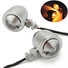 Inn-87811687 Innoglow Universal Motorcycle Mini Bullet Chrome Plated Front 689718055832