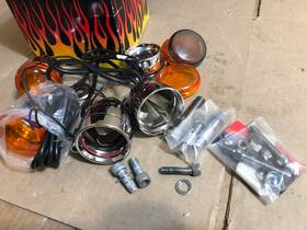 3200506 J&p Cycles 1407f6 Deuce-style Turn Signal Kit