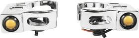 05-220-3 Joker Machine Fork-mount Turn Signal - Chrome Plated