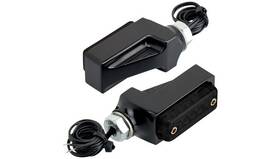 05-311-1a Joker Machine Rectangle Led 5/16 Inch Mount Turn Signals Black/amber