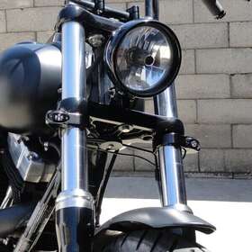 05-49-1b Joker Machine Indicators Black Led Position Lights Aluminum For Fork Moto 39 Mm