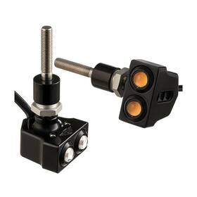 2020-1447 Joker Machine Rat Eye Led Side Mount Turn Signals Black/amber 05-216b Black