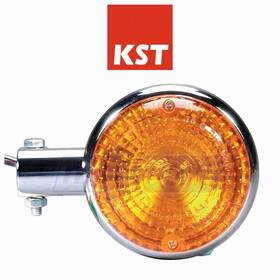 8abv K&s Technologies Mn/8abv Front Dot Approved Turn Signal For 1989-1998 Yamaha Xv1100 Virago - Bw