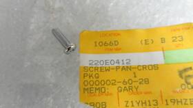 220e0412a Kawasaki 220e0412 Kz1000 Kz750 Turn Signal Pan Head Cross Screw Oem