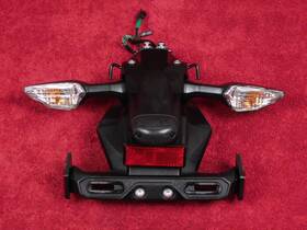 23007-0229 Kawasaki Rear Fender License Plate Holder Bracket With Turn Signals 18-23 Ex400 Ninja 400