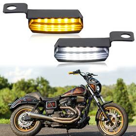 Keepdsgn3030bk Keepdsgn Motorcycle Sequential Led Mini Turn Signal Amber Lights For Harley Davidson Dyna