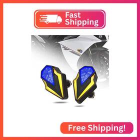 Kicry Ts-4pcs-blk Flush Mount Turn Signals Motorcycle Led Sequential Blinkers 3 Wire Front Indicat