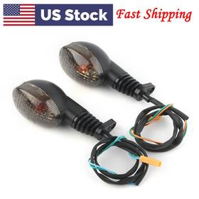 250sf Kkkeeparts 523456364903 2 Turn Signal Indicator Light For Kawasaki Ninja 250r/klx 250sf/klx250s Smoke