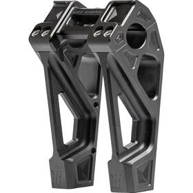 K55129 Kodlin Usa Risers - Fastback Includes Clamp 6 Inch Black