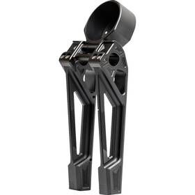 K55130 Kodlin Usa Risers - Fastback Includes Clamp And Gauge Bracket 10 Inch Black