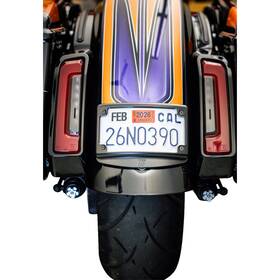 Kus20102 Kodlin Usa Mount Kit - License Plate Cureved Black